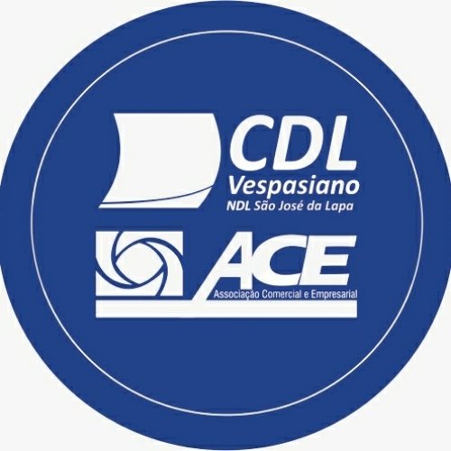ebe61cb734a6cc613dfd-11225a5d-4b74-421c-82be-de66a8418f91 Logotipo CDL Vespasiano e ACE em azul